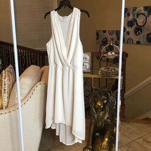Ivory Hi-Low Dress